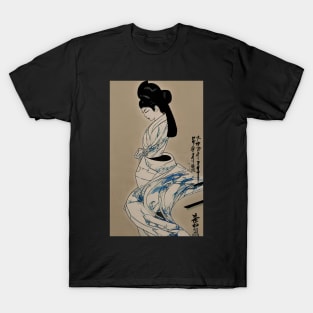 Vintage geisha illustration,ukiyo e art T-Shirt